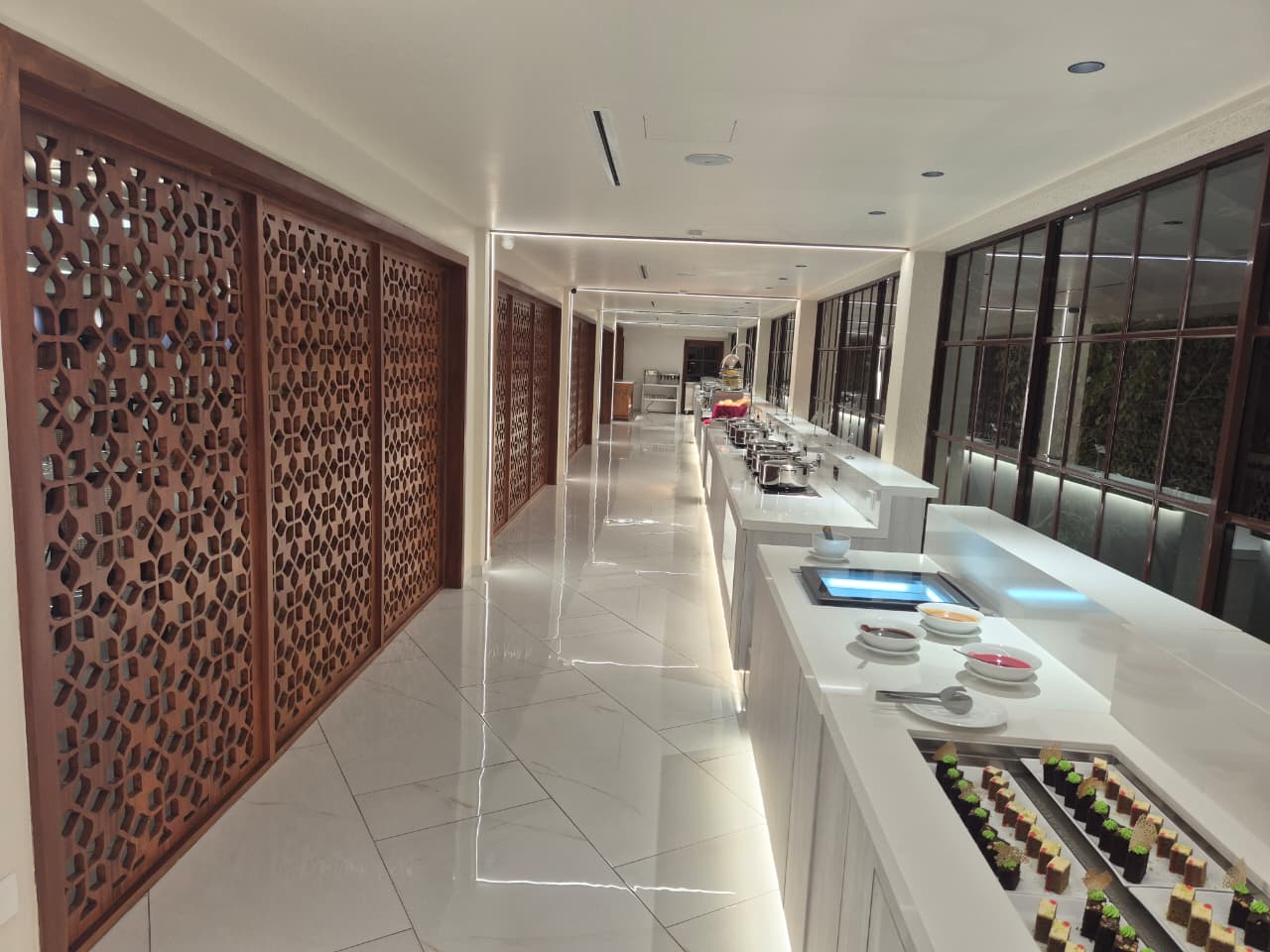 Spice Journey buffet line at Tranquil Restaurant