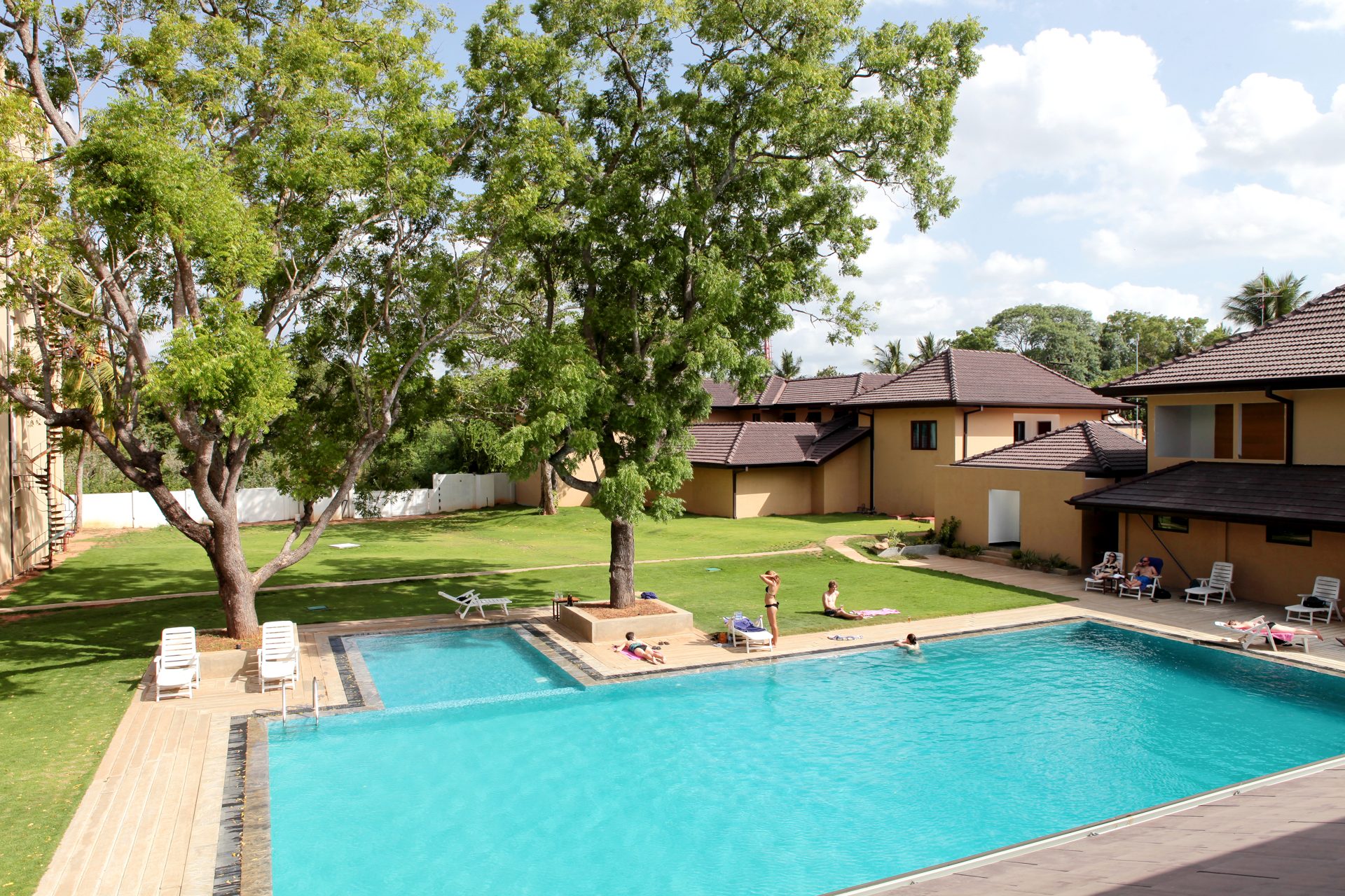 Garden swimming pool